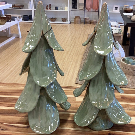 15”H stoneware tree