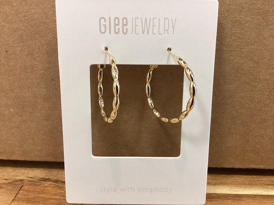 Glee effortless hoops/gold