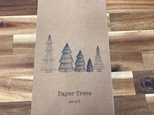 Paper folding honeycomb trees