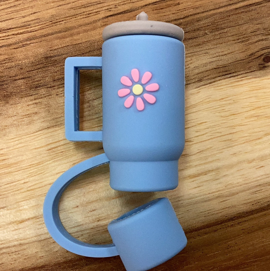 Straw Cover Stanley Tumbler Accessories 10mm: Blue/pink