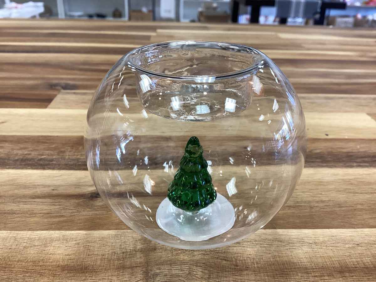 Round Christmas tree Tealight holder
