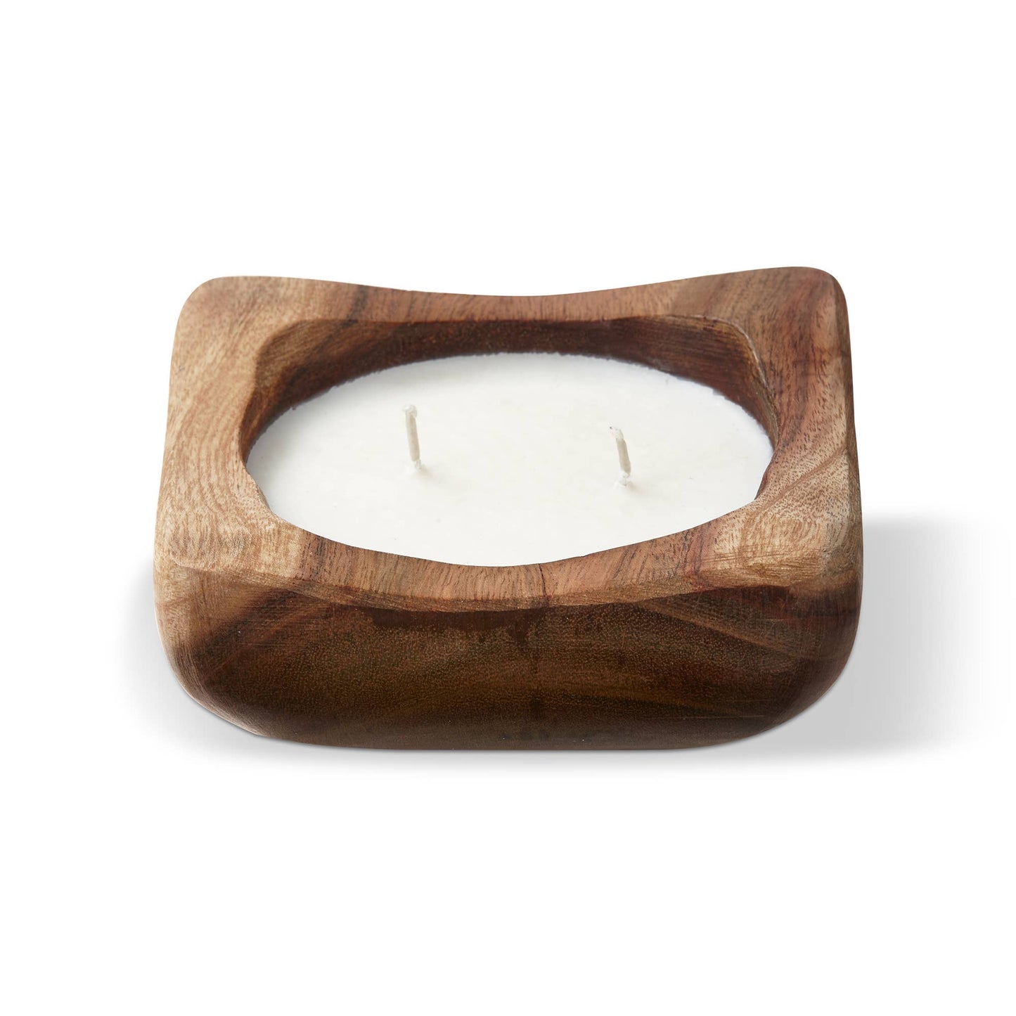 Wood Sage & Bergamot Wood Candle - Brown