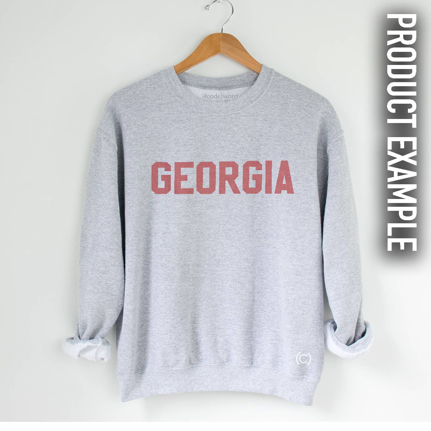 Fleece Sweatshirt - Customizable: Powder Blue / MD