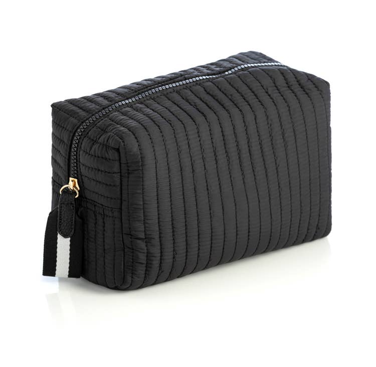 EZRA LARGE COSMETIC BAG: Navy