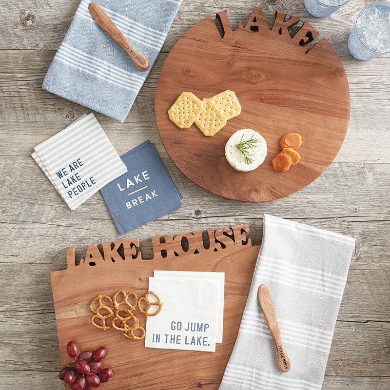 Face to Face Cocktail Napkin - Lake Break