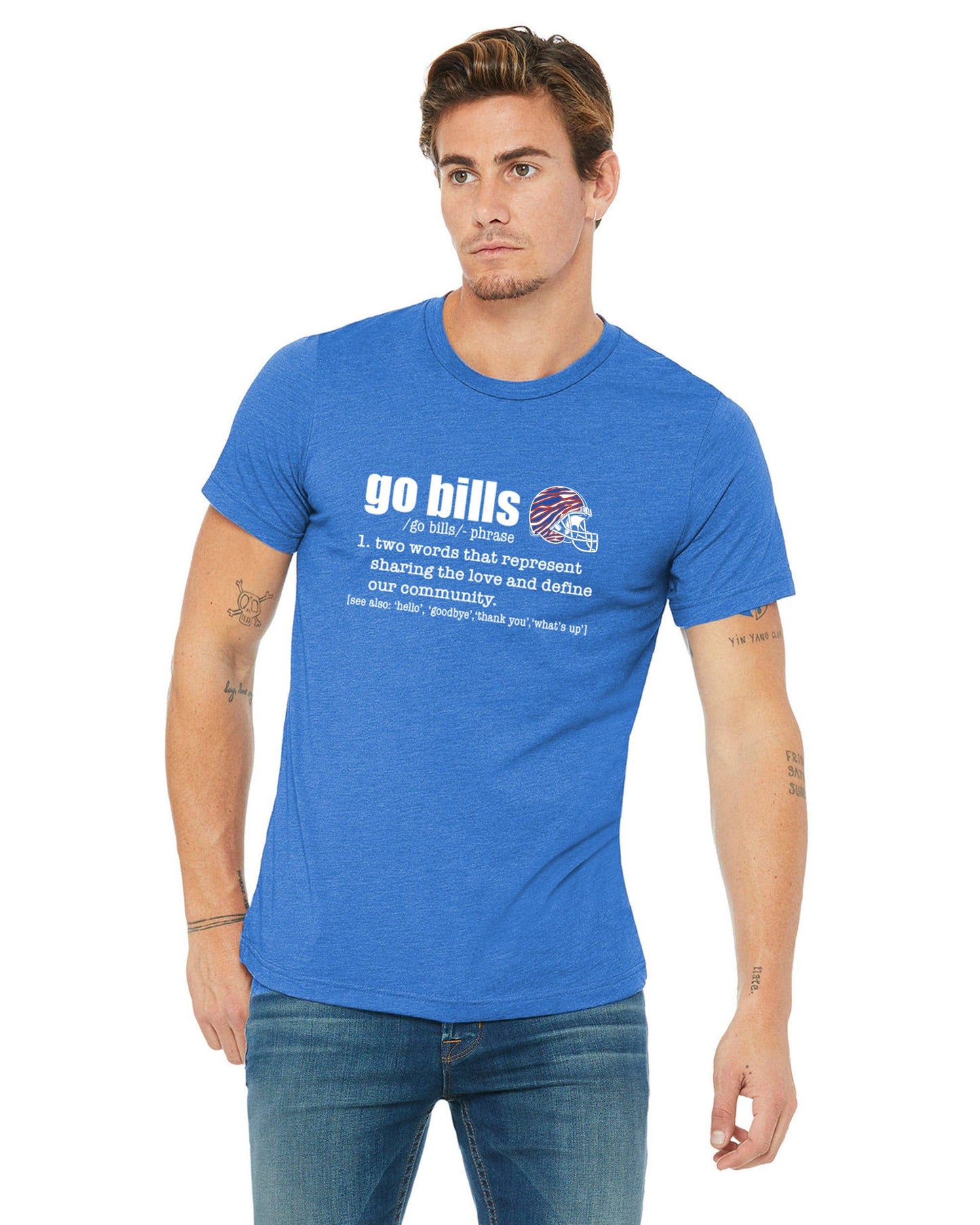 Go Bills definition shirt: Unisex XL