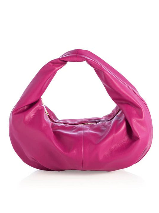 MILANO MINI HOBO, MAGENTA