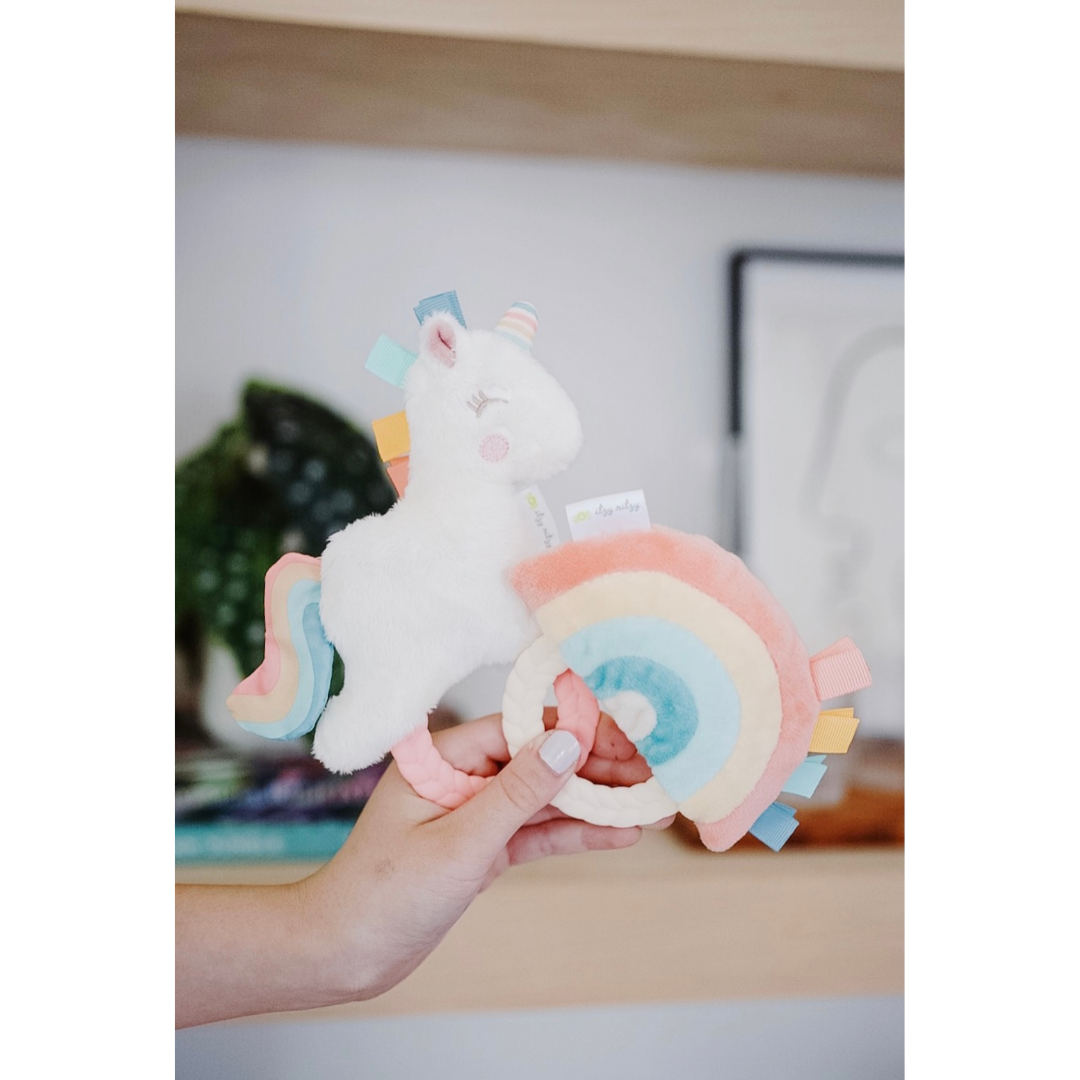 Ritzy Rattle Pal™ Plush Rattle Pal with Teether: Dino