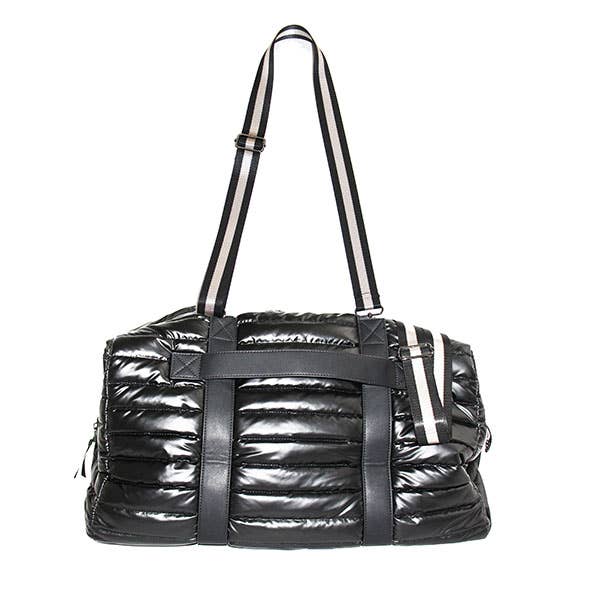 The Cassie Weekender Puffer Black