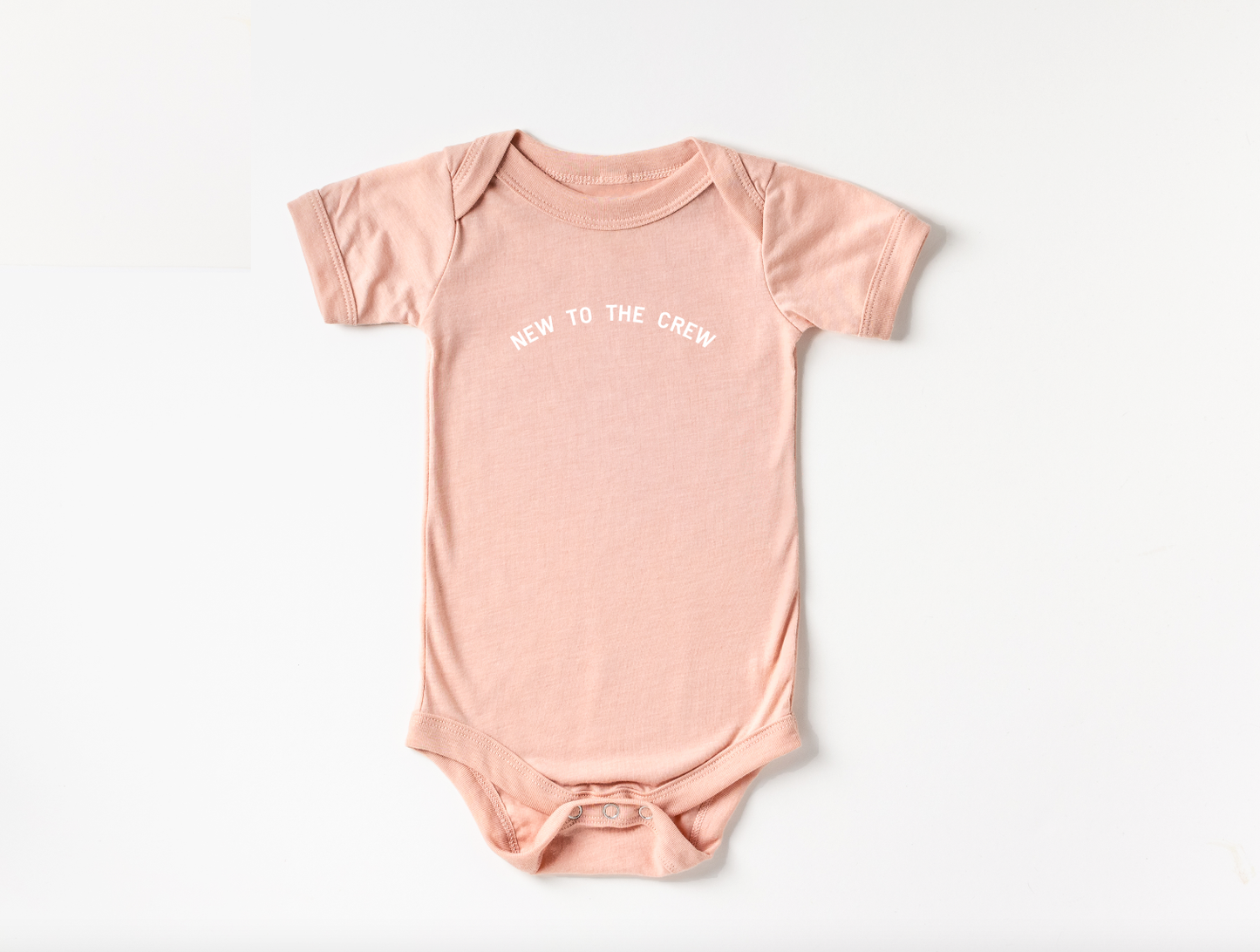 New to the Crew Onesie: 3-6Months / Mauve