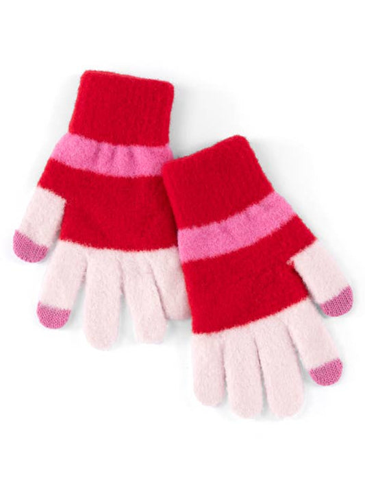 HOLIS TOUCHSCREEN GLOVES, RED