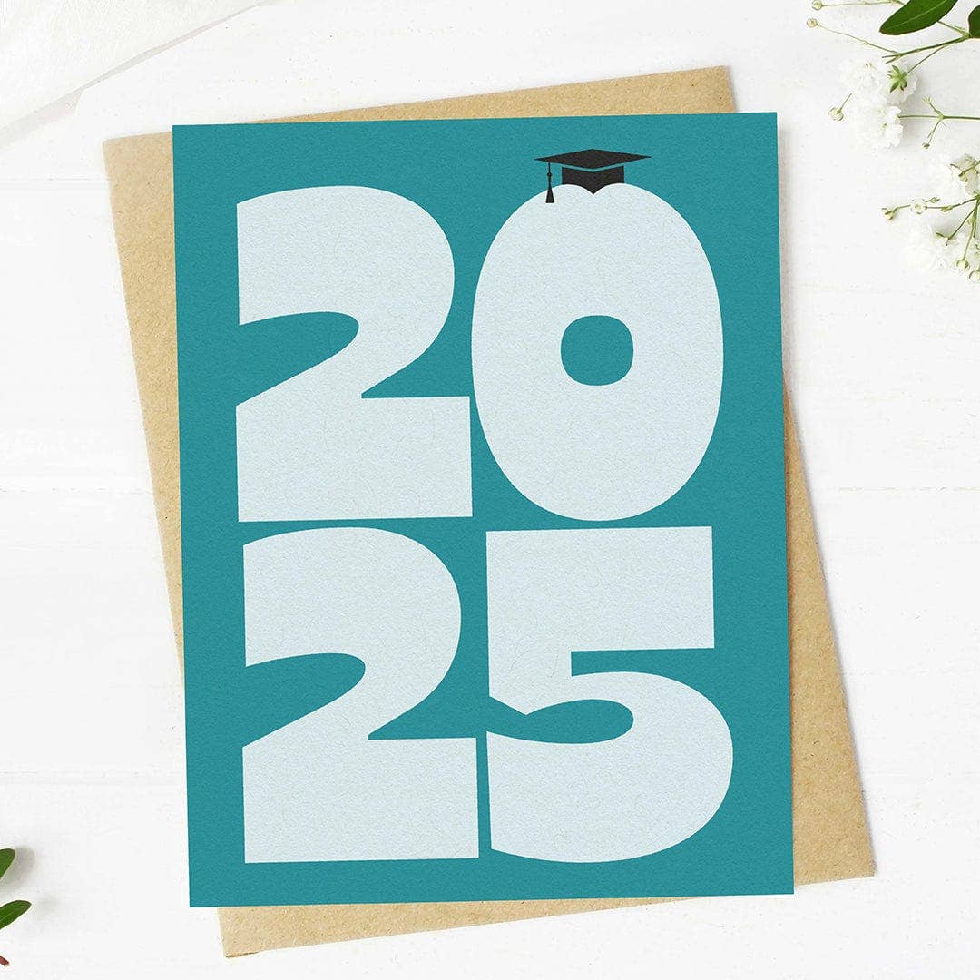2025 Year of Graduation Cap Celebration Card