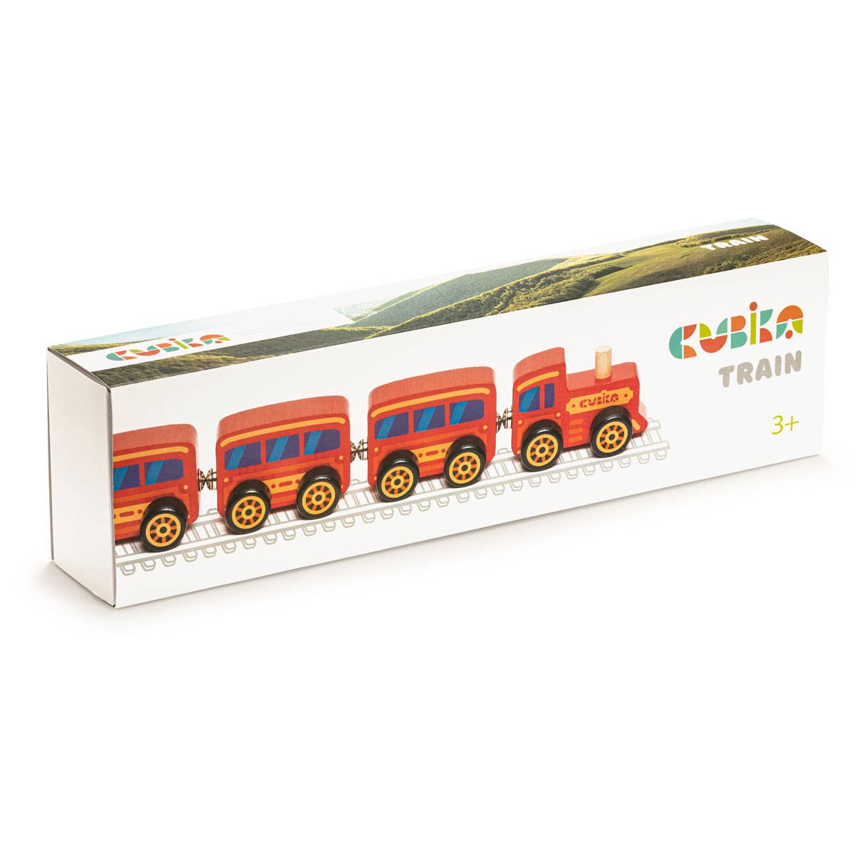 Wooden toy - train "Cubika"