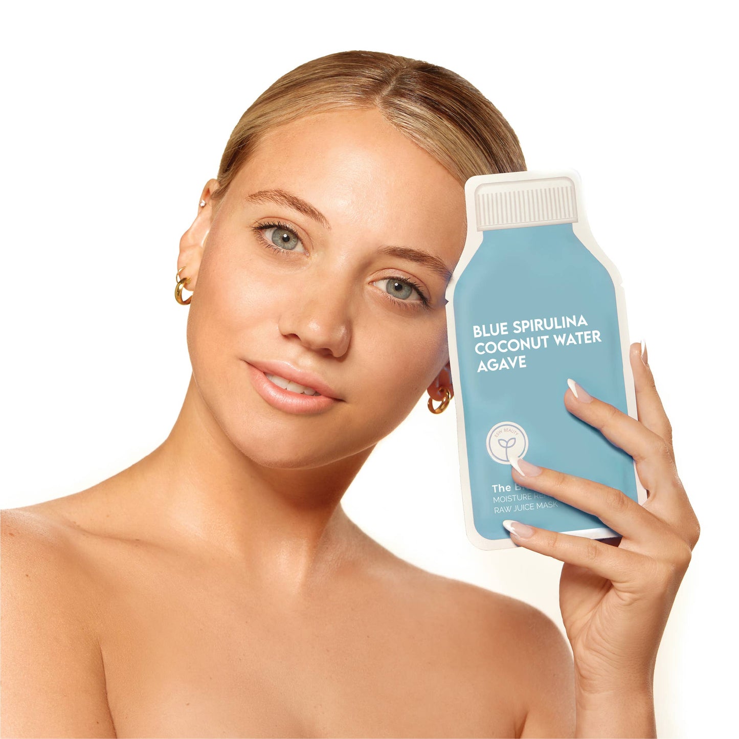 The Blue Dream Moisture Repair Raw Juice Face Mask: With Peg Hole