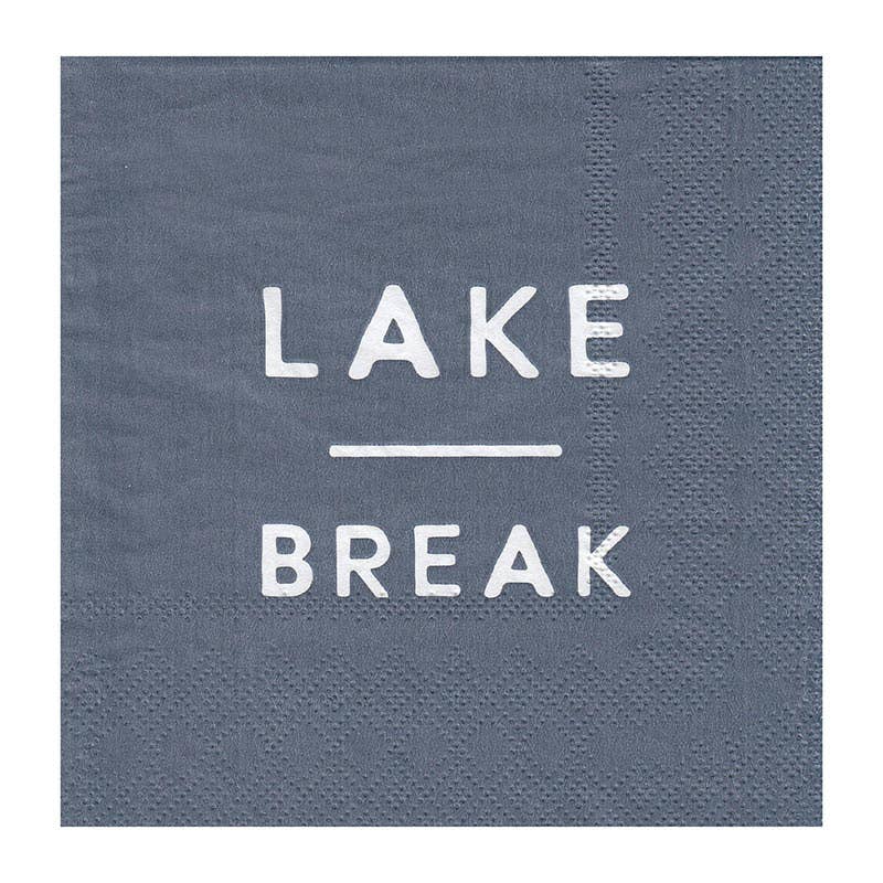 Face to Face Cocktail Napkin - Lake Break