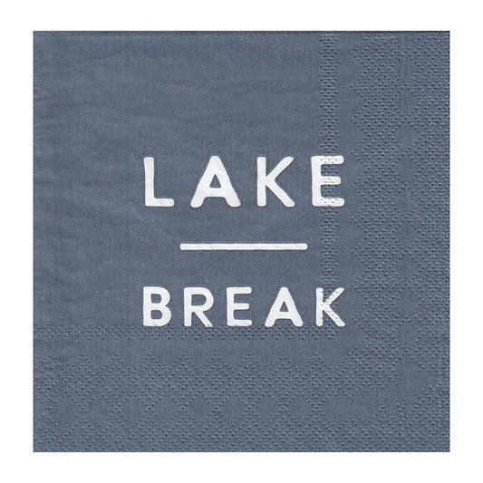 Face to Face Cocktail Napkin - Lake Break