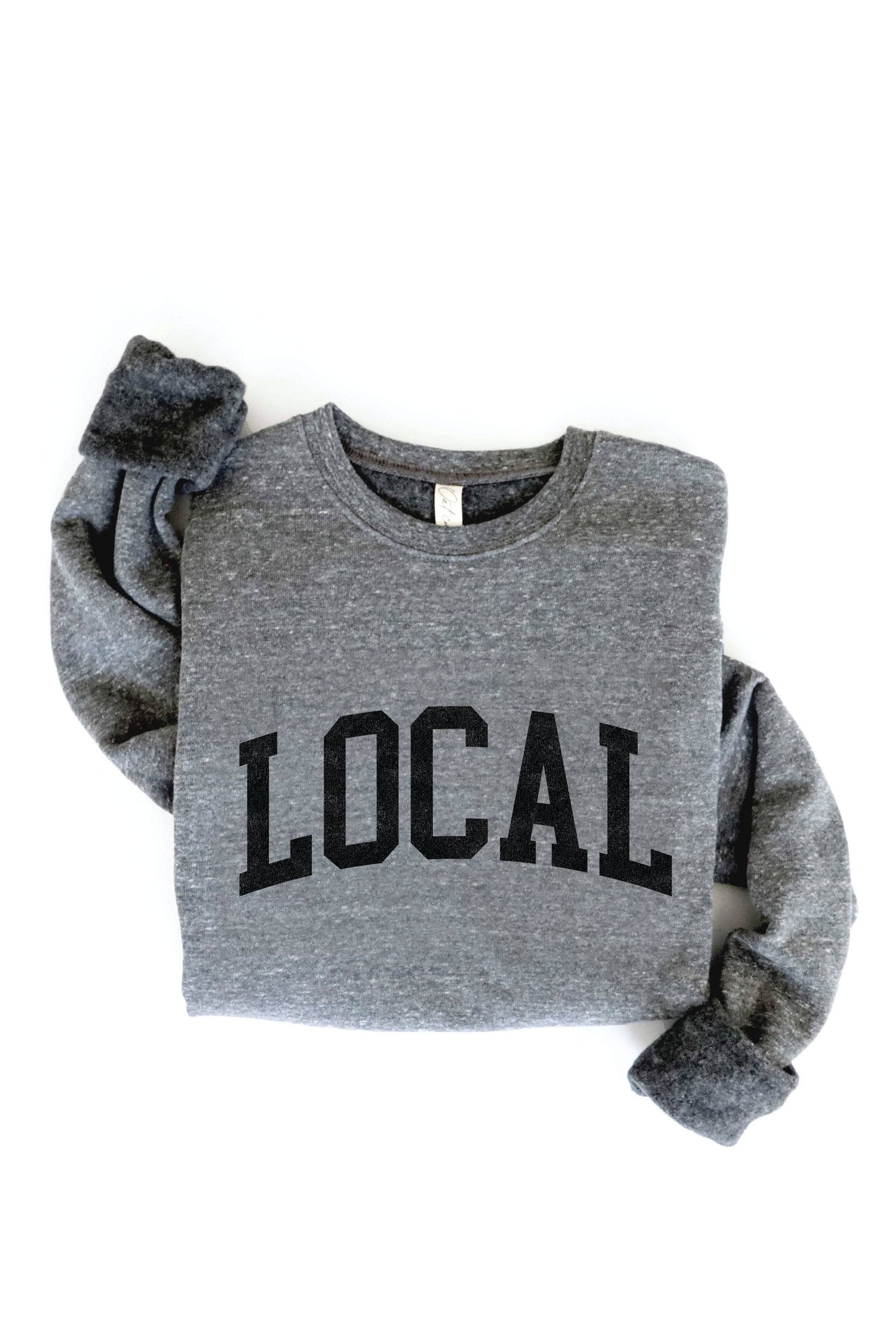 LOCAL graphic sweatshirt: XL / MAROON