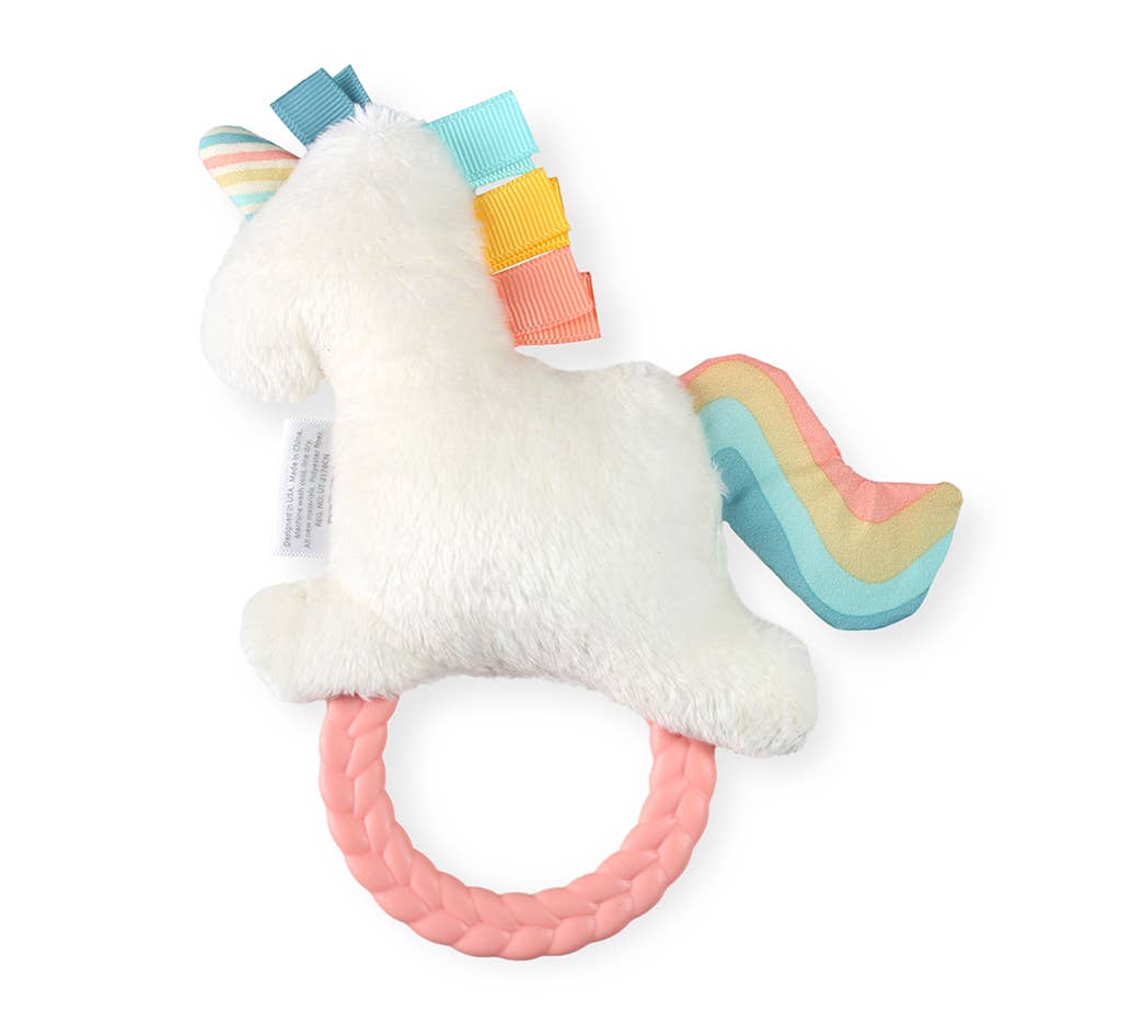 Ritzy Rattle Pal™ Plush Rattle Pal with Teether: Dino