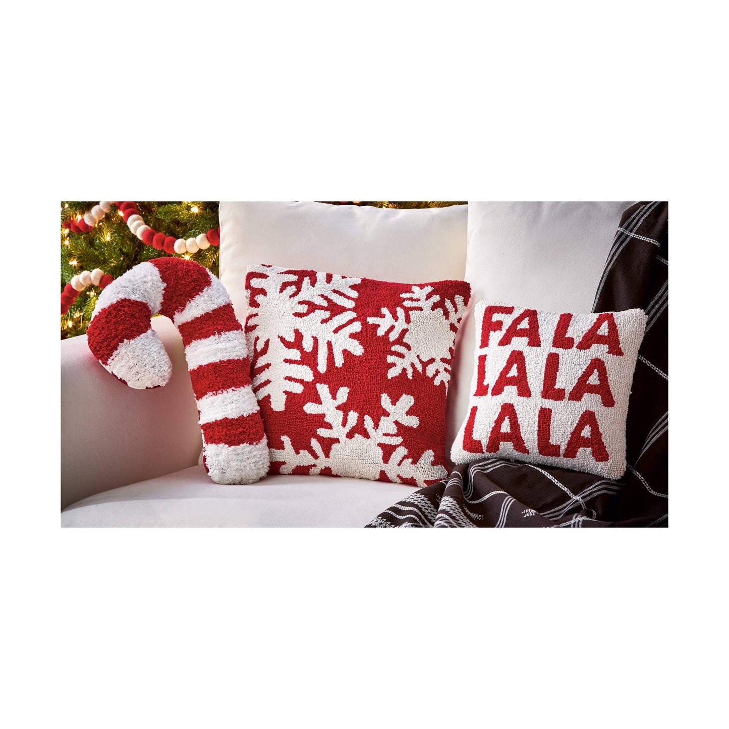 Christmas Fa La La La La Pillow - Multi