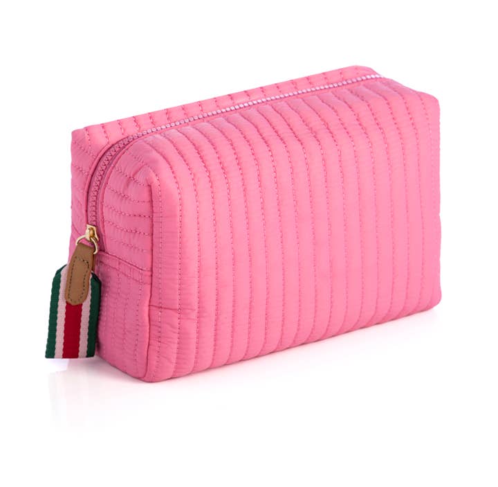 EZRA LARGE COSMETIC BAG: Navy