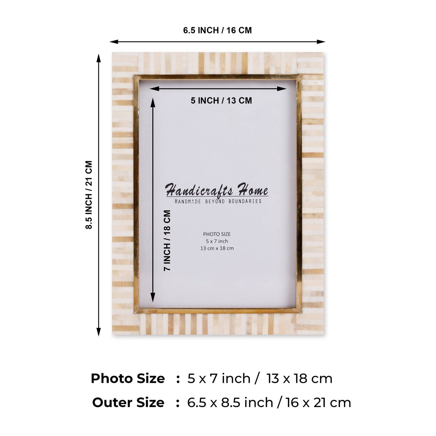Picture Frame Halo Keys Collection White 5x7 Inch: 5x7