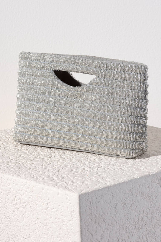 JOSIE CLUTCH: Silver