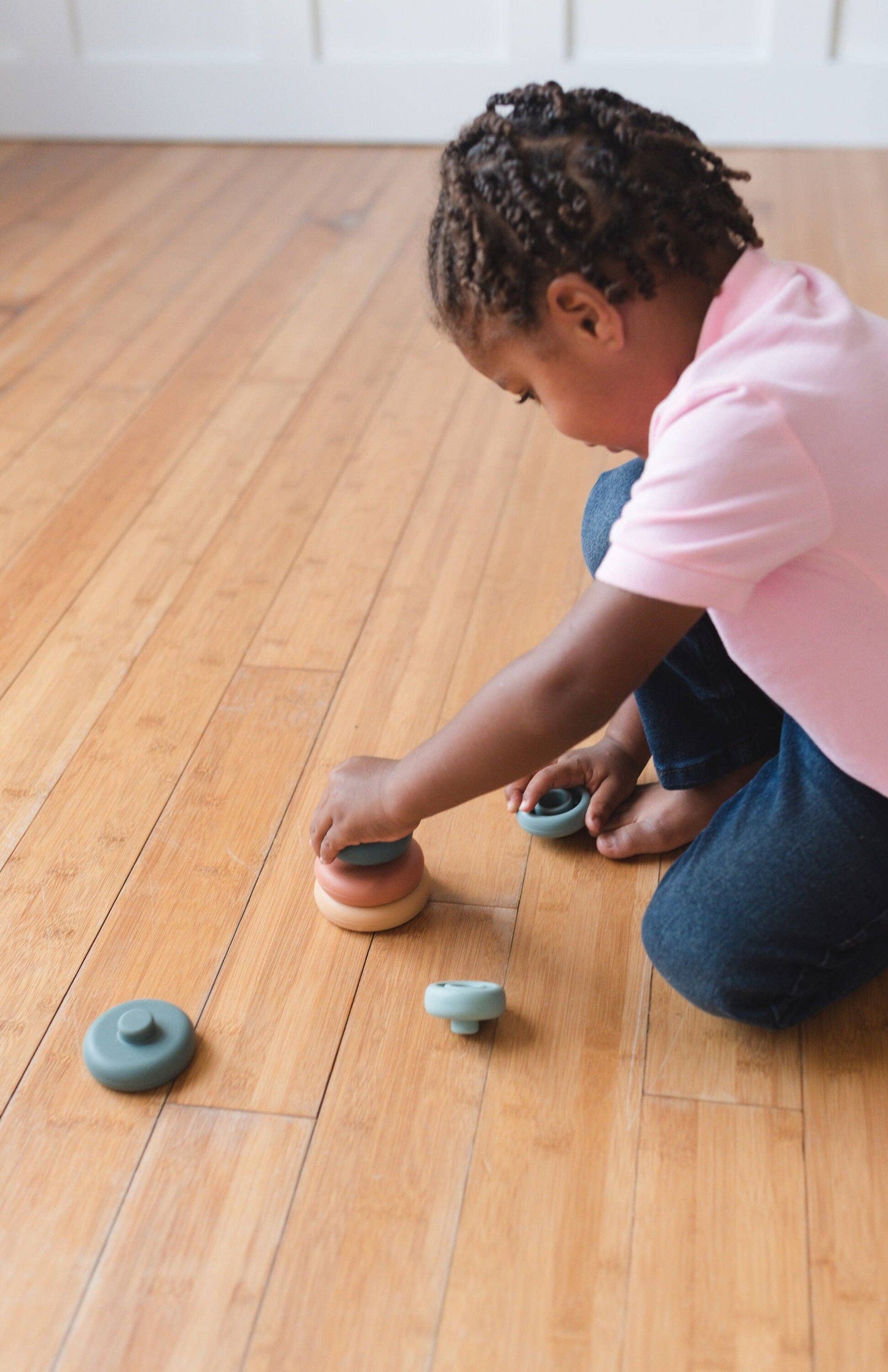 Round Silicone Stacking Toy