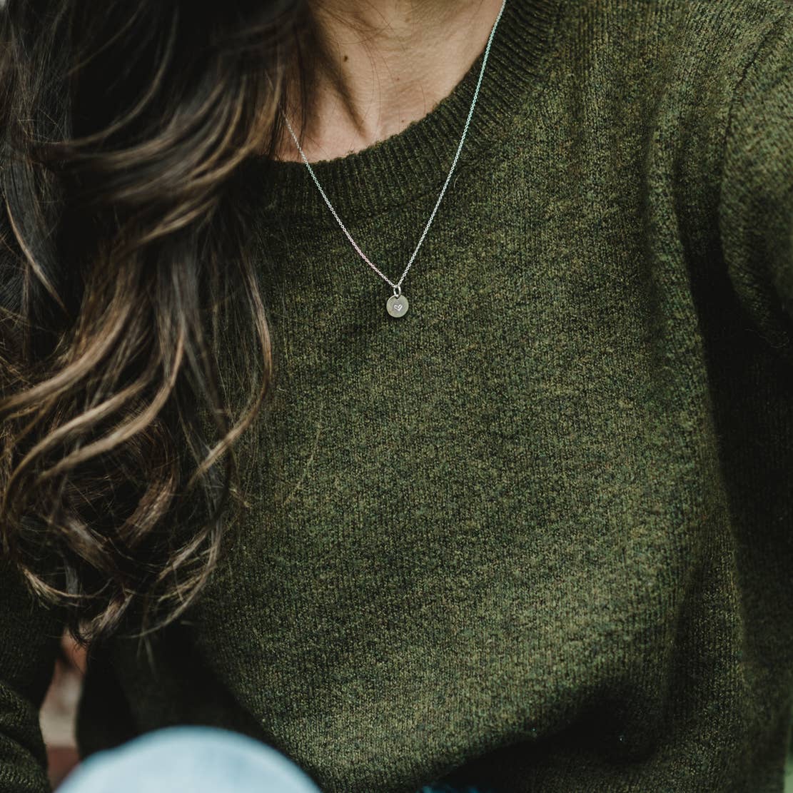 Heart Necklace: Gold Fill