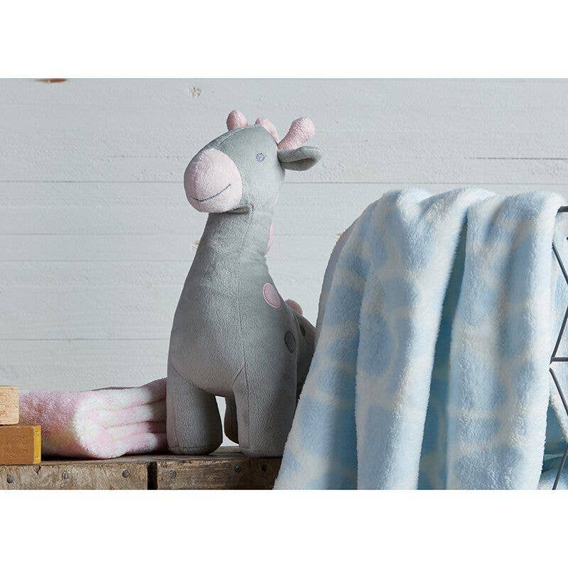 Blanket Toy Set - Blue Giraffe