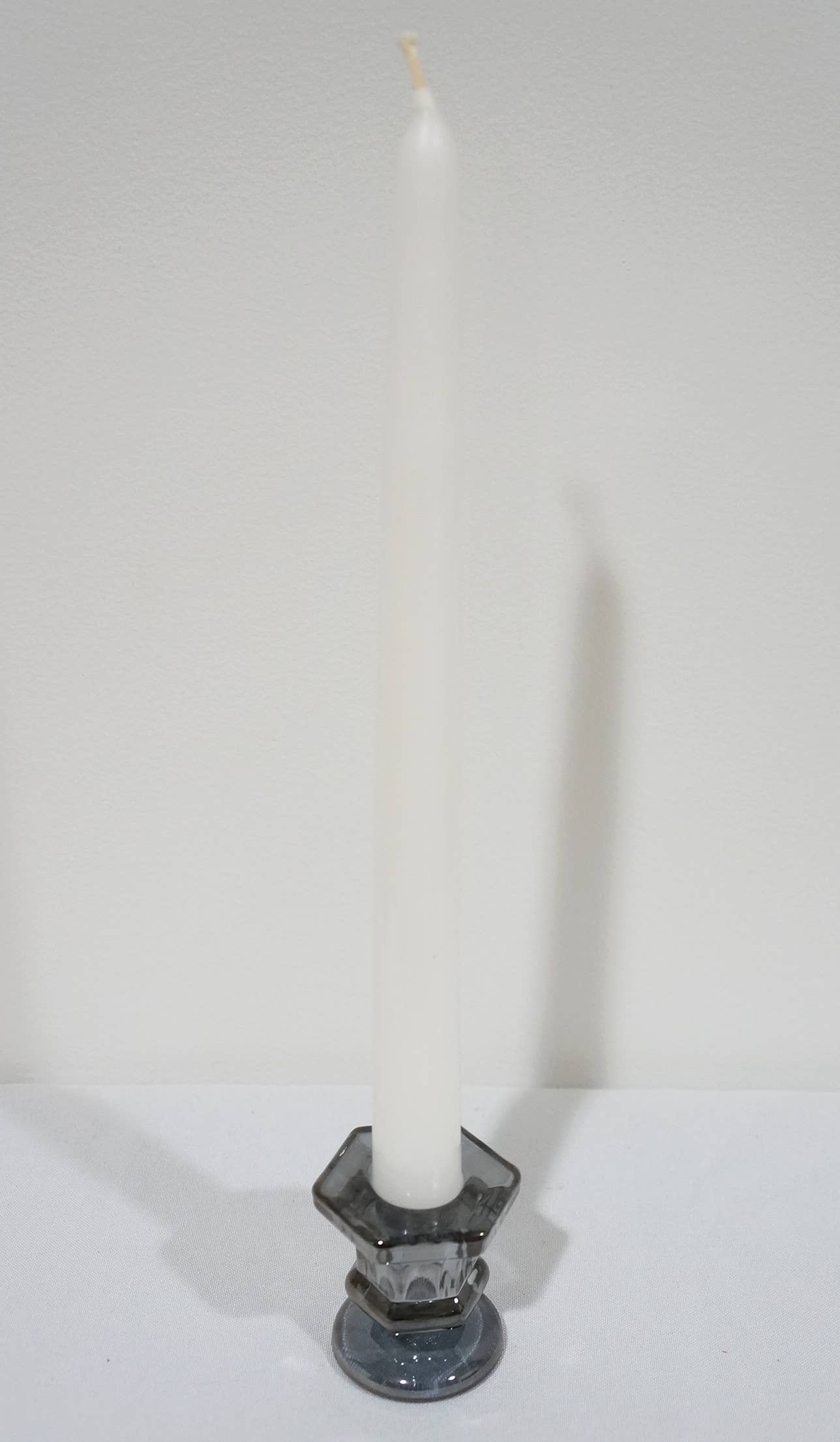 Glass Candlestick Holders Taper Candle Holders Tabletop: Blue