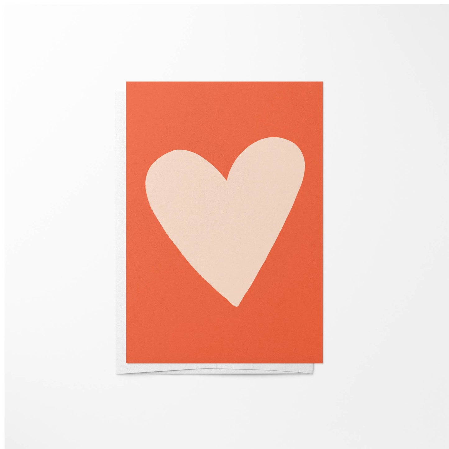 Big Heart, Two-Toned Mini Enclosure Card
