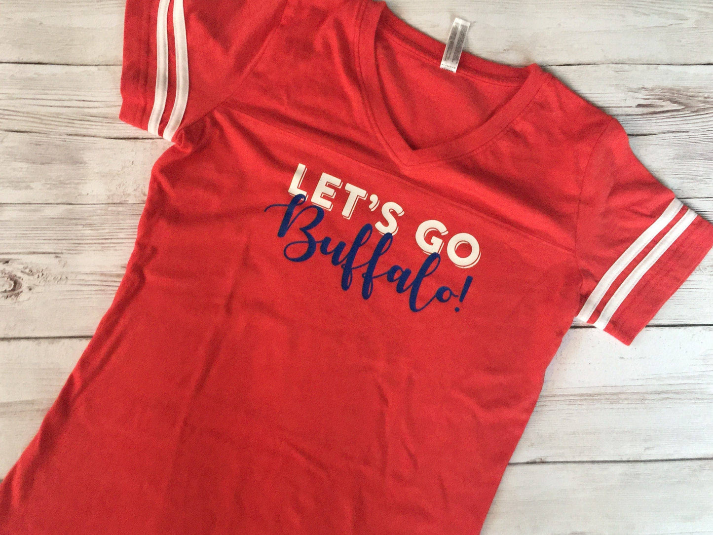 Bills Shirt for her | Buffalo shirt for her | plus size: Blue / S
