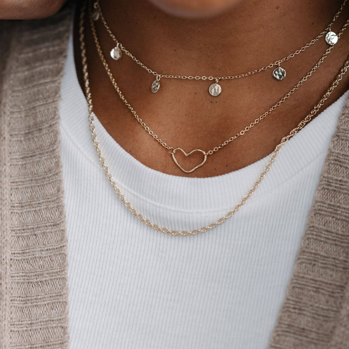 Amore Necklace: Silver