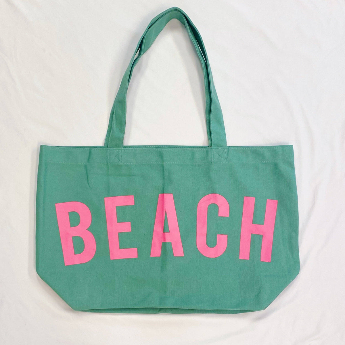Well Made Beach Canvas Tote: Ocean