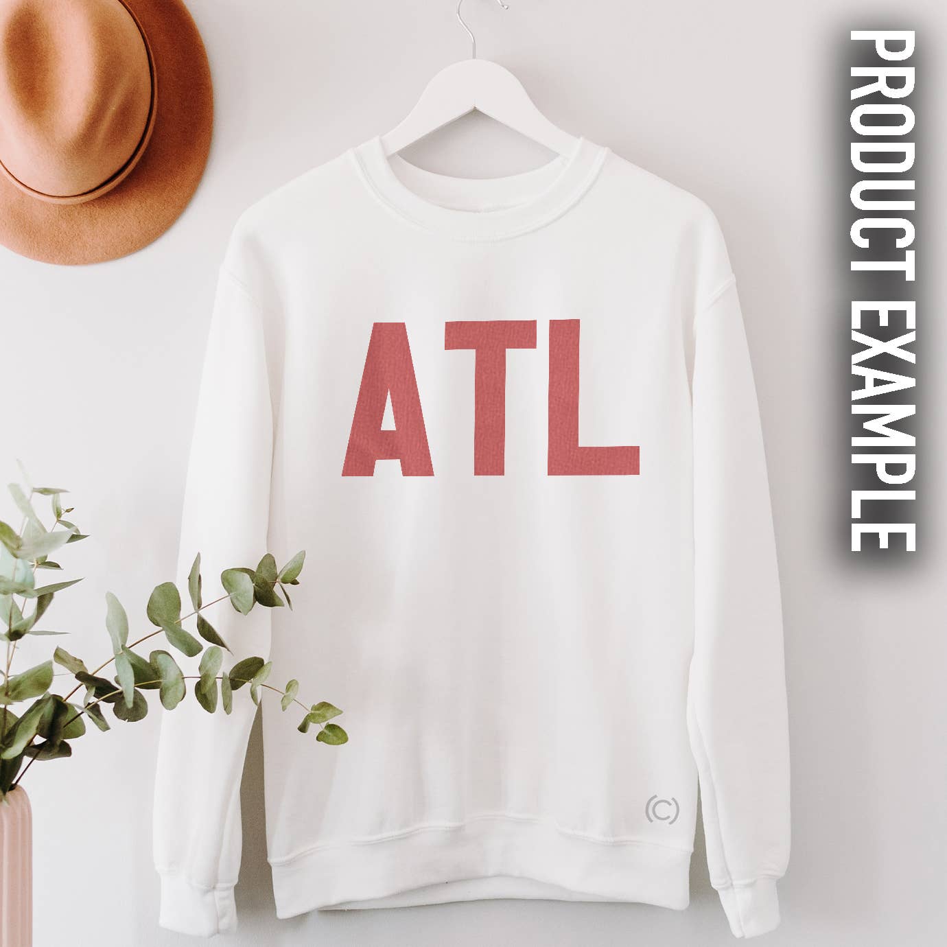 Fleece Sweatshirt - Customizable: Powder Blue / MD