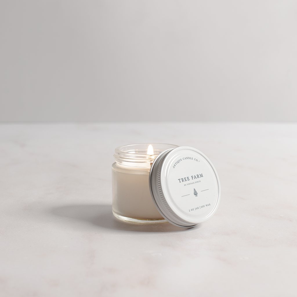 Tree Farm - Soy Wax Mason Jar Candle: 2 oz