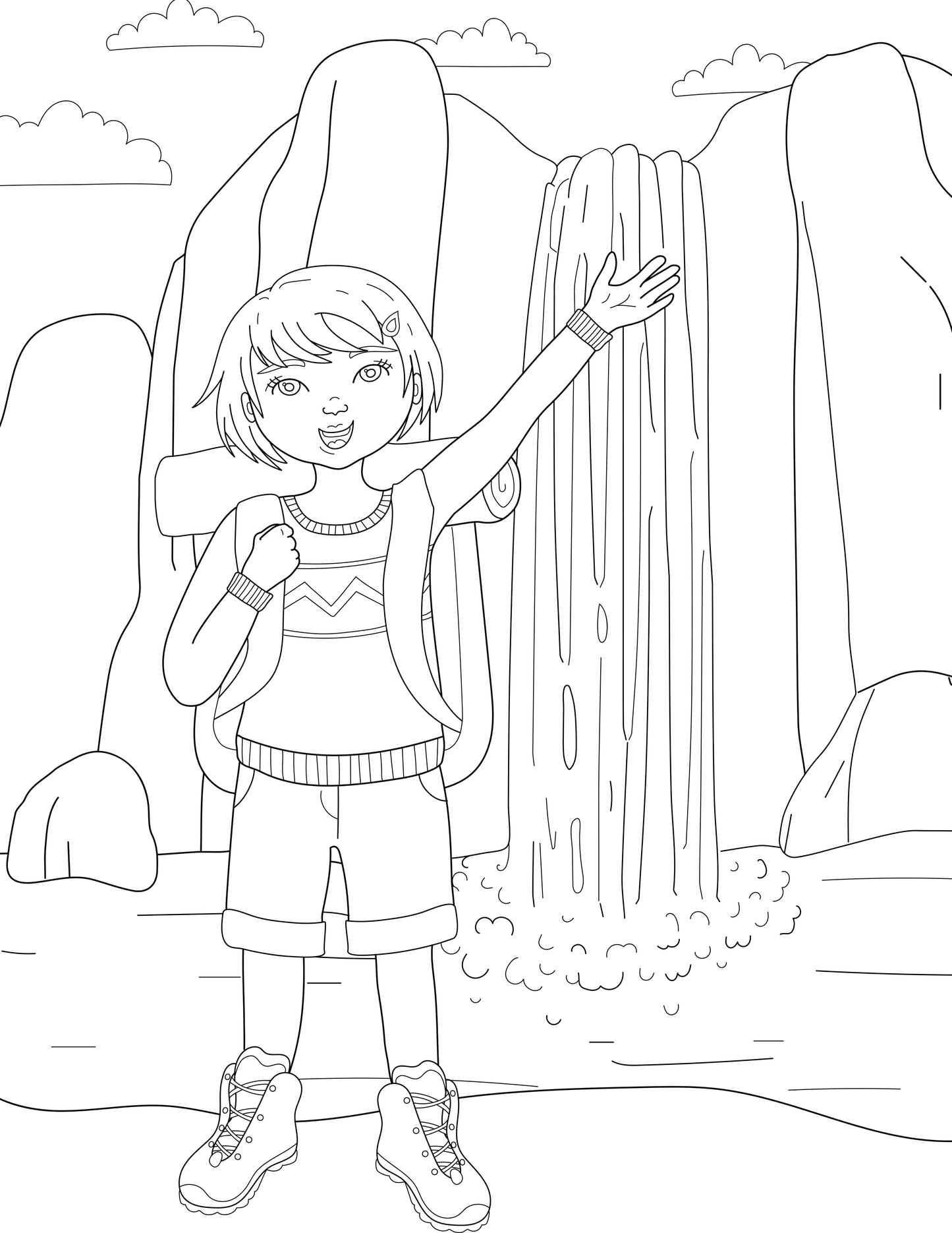 Coloring Book for Girls - "Think Brave! A Coloring &..."