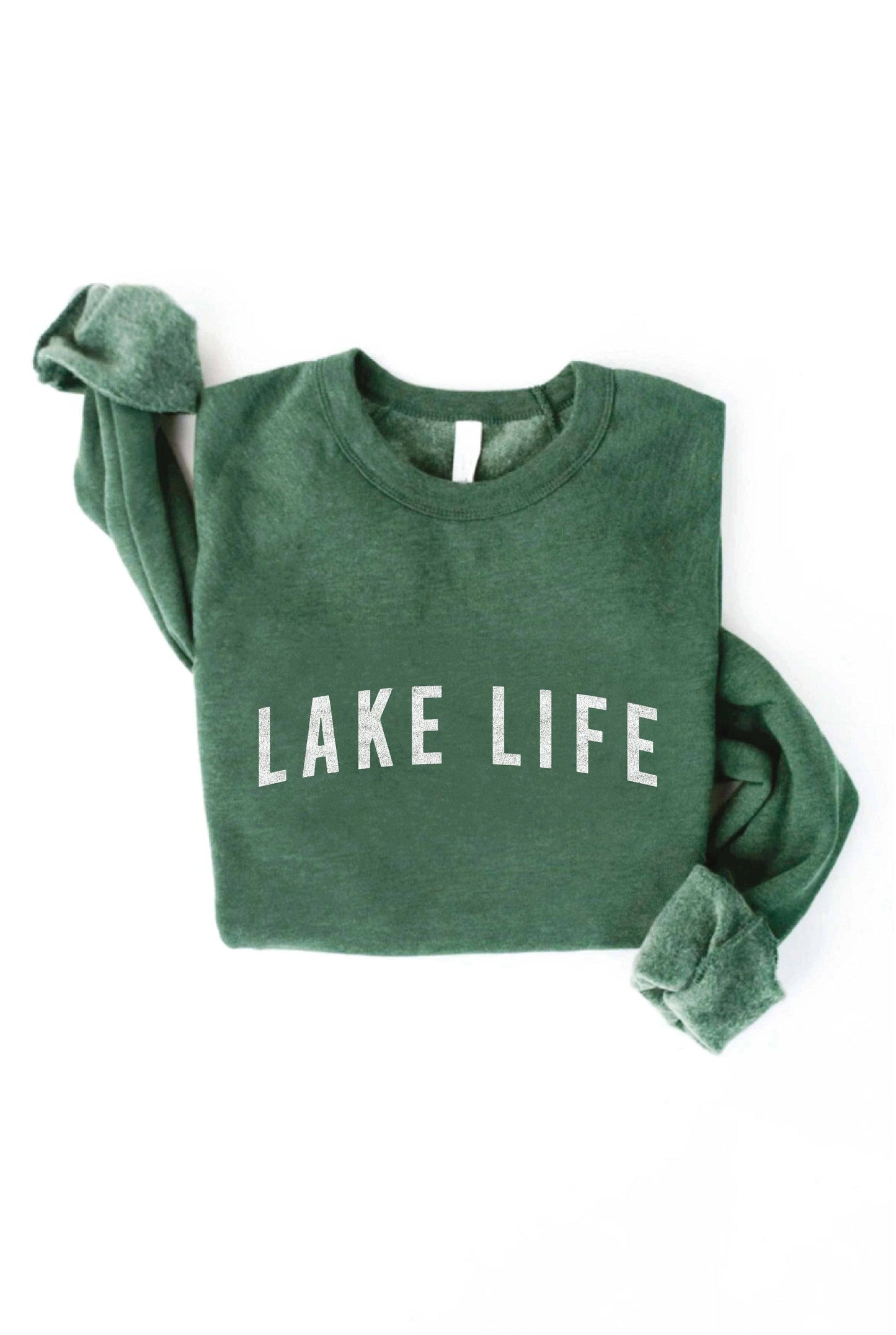 LAKE LIFE Graphic Sweatshirt: M / HEATHER ROYAL