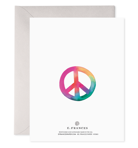 It's Simple | Peace & Love Christmas Greeting Card