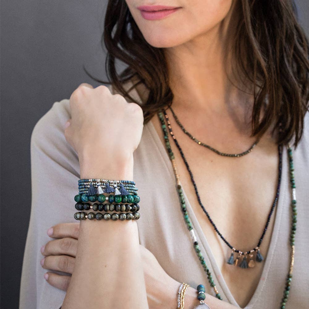 Amethyst Stone Bracelet - Stone of Protection
