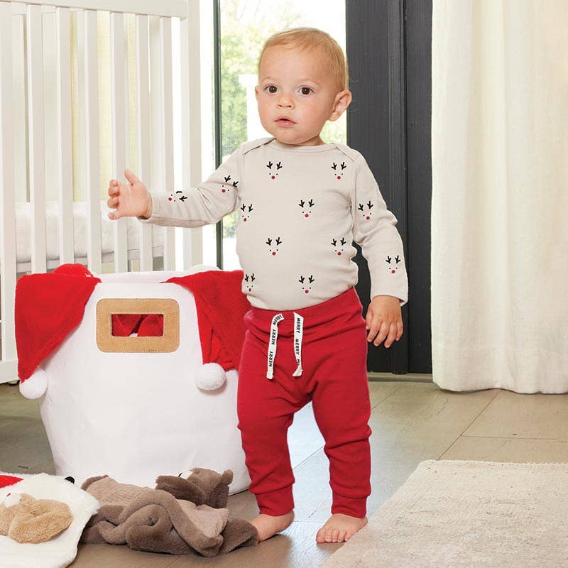 Long Sleeve Snapshirt - My First Christmas 3-6 Mo