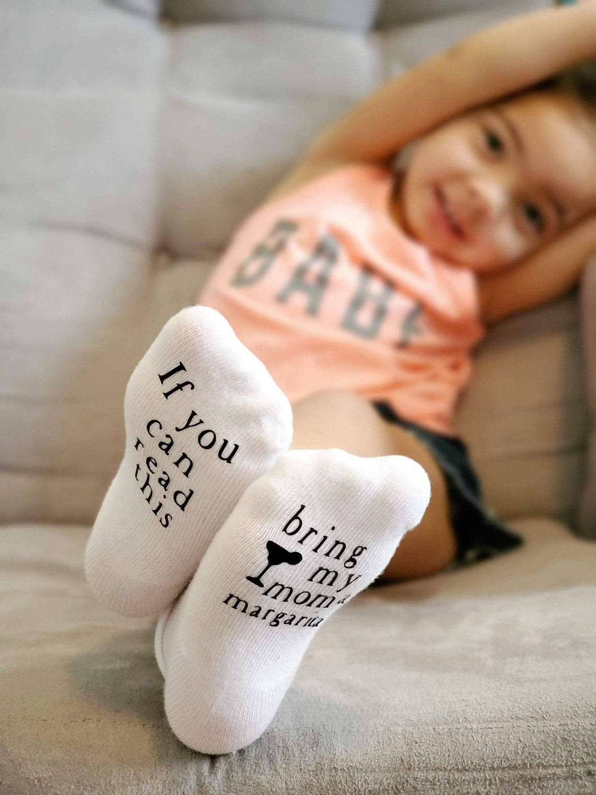 Bring my Mom a Margarita Baby Socks | Items for Moms | Baby: 0-6mo