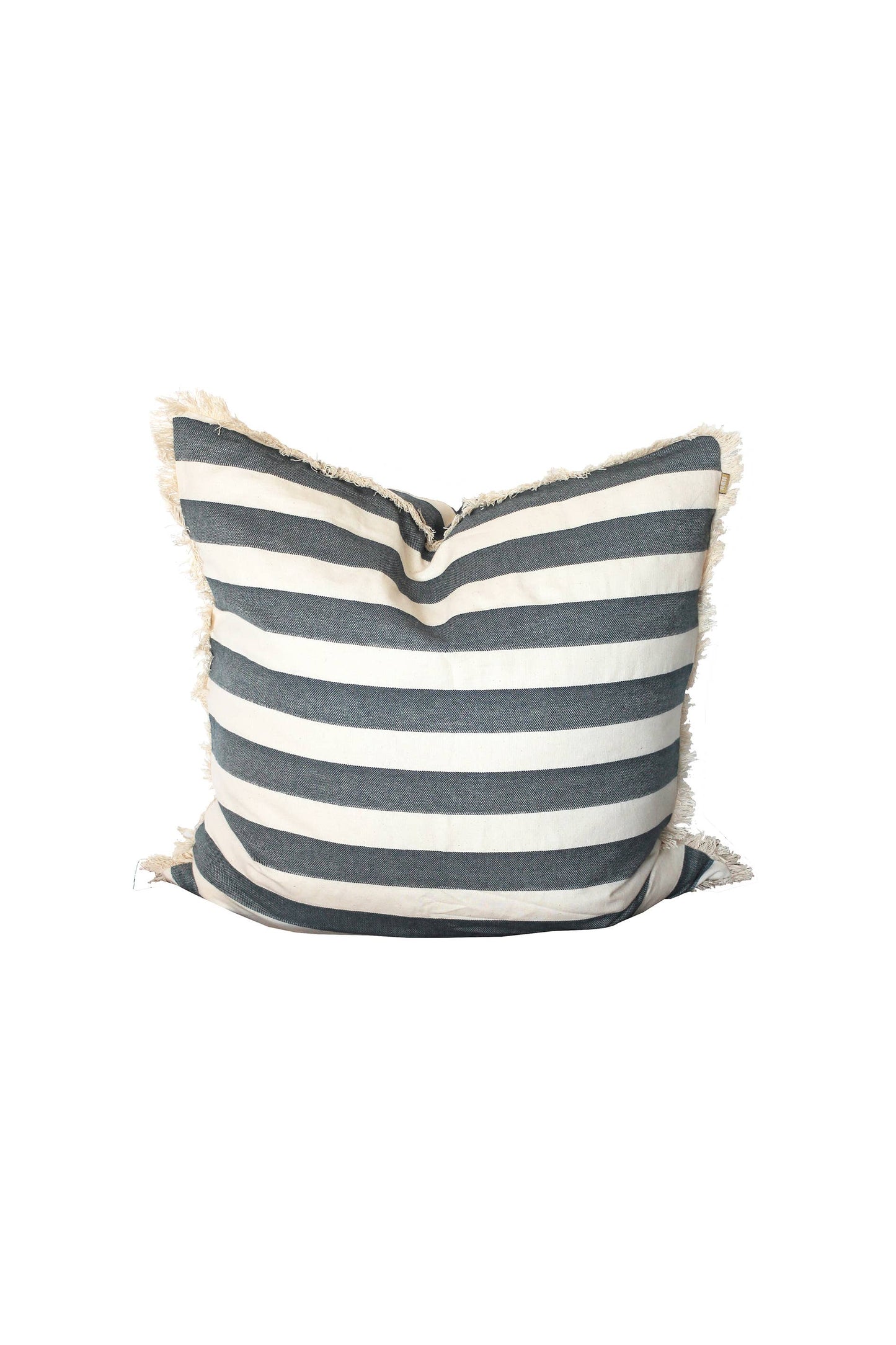 Pillow Wide Stripe 24" x 24" Dark Blue