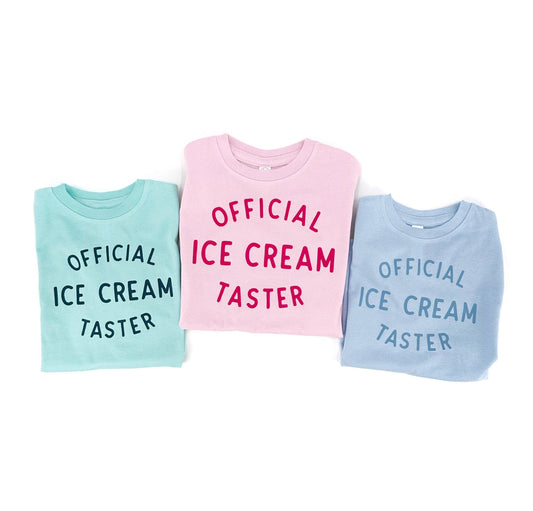 Ice Cream Taster, Kids Summer Tees, Vacation Shirt Resort: Pink / 3