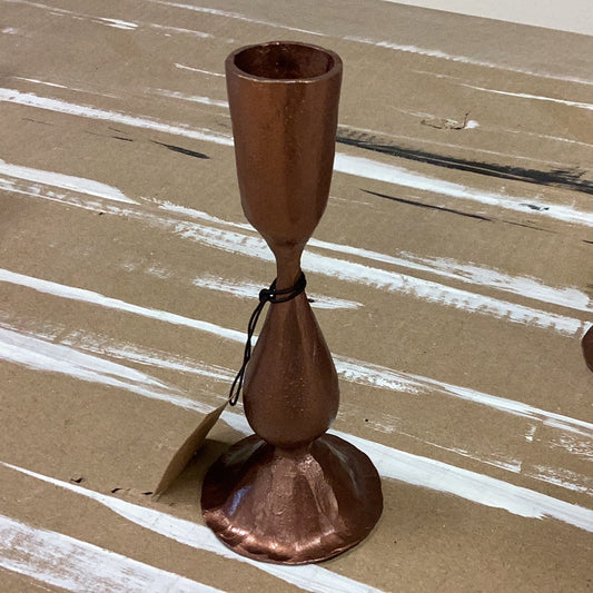 Hand forged iron taper holder