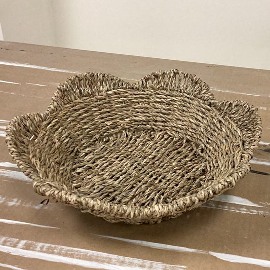 Sea grass flower basket