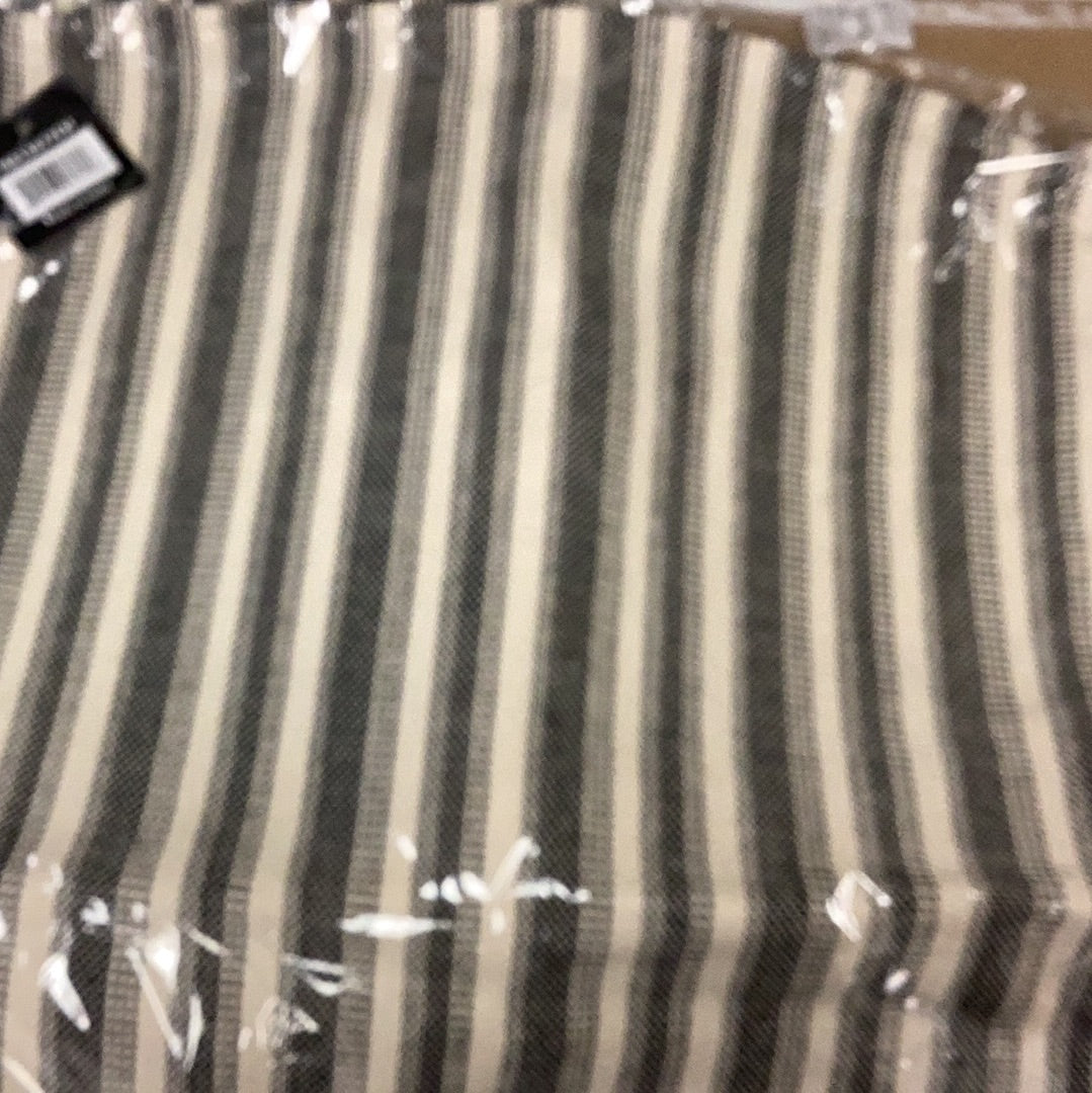 16” stitch stripe pillow cover
