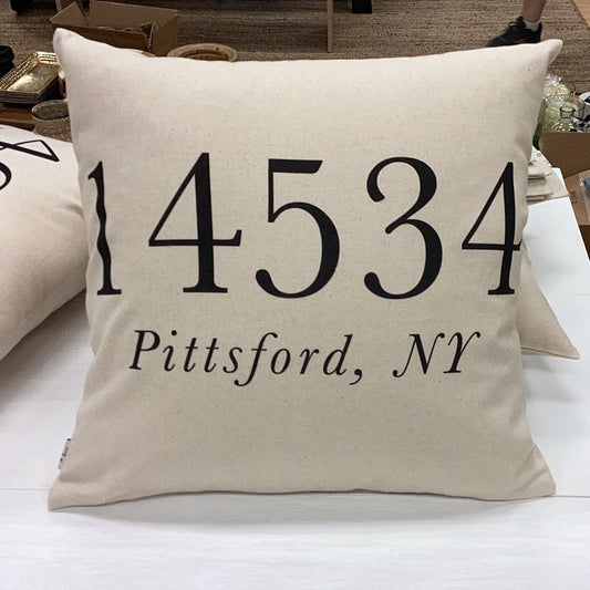 DWELL home shoppe zip code pillow