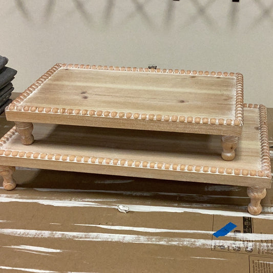 Beaded riser