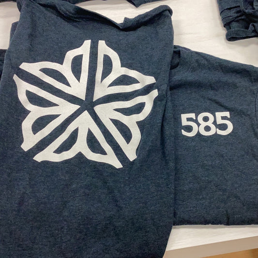 Crazy dog tshirt 585/ roc flower symbol